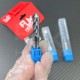 RJX 1pcs R2-R10 4 Flute tungsten steel Carbide Ball nose Cutter for Aluminum CNC Center Machining Milling Tool