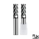 RJX 1pcs 4 Flute tungsten steel Carbide End Mill for Aluminum Cut Non-Ferrous Metal Upcut CNC Spiral Router Bit
