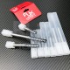 RJX 1pcs 4 Flute tungsten steel Carbide End Mill for Aluminum Cut Non-Ferrous Metal Upcut CNC Spiral Router Bit
