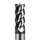 RJX 1pcs 4 Flute tungsten steel Carbide End Mill for Aluminum Cut Non-Ferrous Metal Upcut CNC Spiral Router Bit