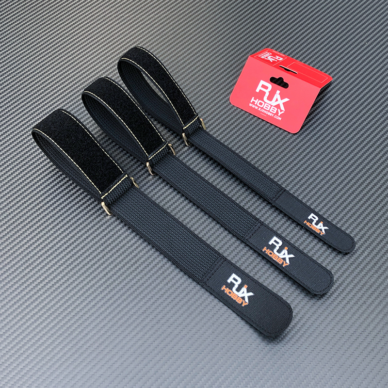 RJXHOBBY 1pcs Kevlar Stitched Non-Slip Silicone Battery Straps(Width: 25 30 38mm Length: 500-1000mm)