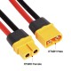 RJXHOBBY 1pcs XT60 Female to AS150 Anti-Spark Male Female
