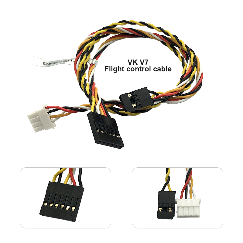 RJX 1pcs SKYDROID H12 T12 Remote Control Wire Cables for V7-AG PALADIN JIYI K3A Pro K++ PIX V9 FC flight controller