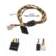 RJX 1pcs SKYDROID H12 T12 Remote Control Wire Cables for V7-AG PALADIN JIYI K3A Pro K++ PIX V9 FC flight controller