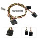RJX 1pcs SKYDROID H12 T12 Remote Control Wire Cables for V7-AG PALADIN JIYI K3A Pro K++ PIX V9 FC flight controller