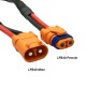 RJX 1pcs Power Wiring Harness LFB40-F to LFB40-M /LFB50-F to LFB50-M/1100mm 10 AWG Silicone 