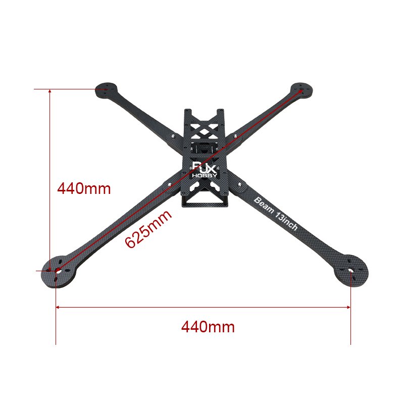 RJX Beam 13inch Carbon Fiber Frame Kit For RC FPV Racing Drone