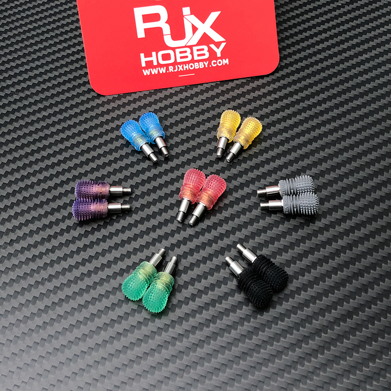 RJX 1Pair V3 M3L Remote Controls Gimbal Stick Ends Anti-slip Rocker Cap Joystick Lever RC Drone Spare Parts for RadioMaster Pocket