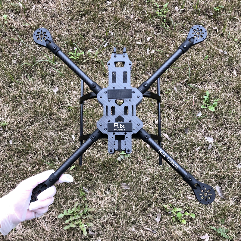 RJX 13inch V1 Carbon Fiber Frame Kit For RC FPV Racing Drone with Landing gears