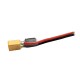 RJX 2pcs XT60 Male Plug Connector Pigtail Power Cord with 35V 470UF Capacitor 14AWG Silicone Wire 10cm for RC FPV Drone