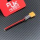 RJX 2pcs XT60 Male Plug Connector Pigtail Power Cord with 35V 470UF Capacitor 14AWG Silicone Wire 10cm for RC FPV Drone