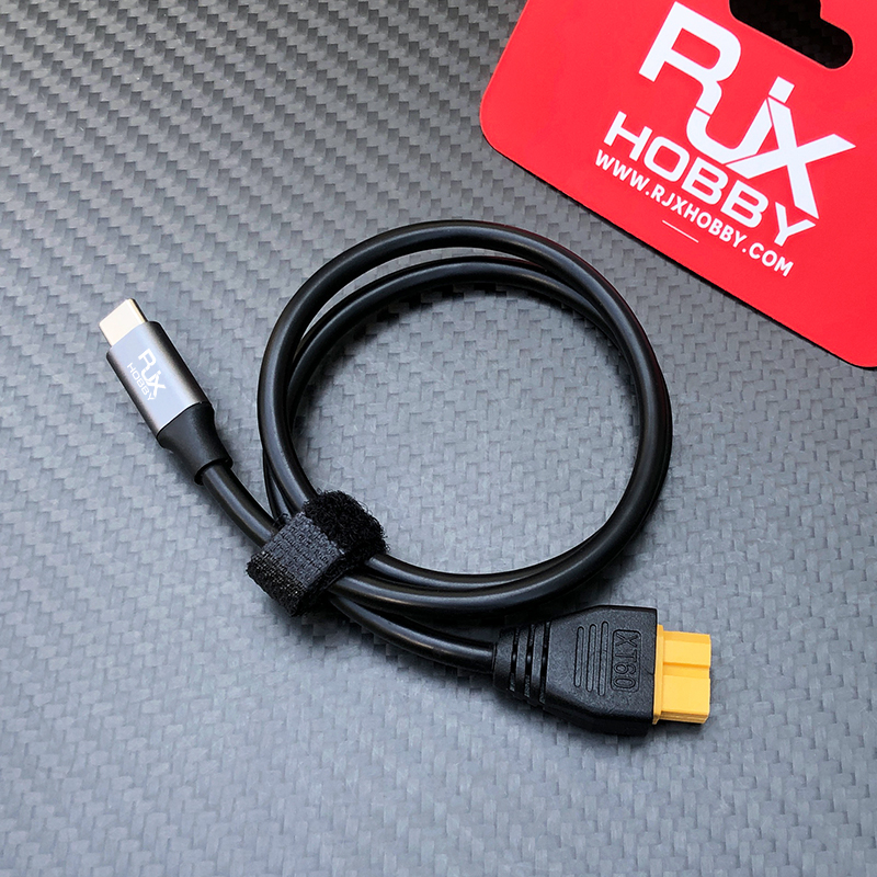 RJX 1pcs SC100 Type-C to XT60 Charging Cable for toolkitrc M7 M6 M6D M8S Charger