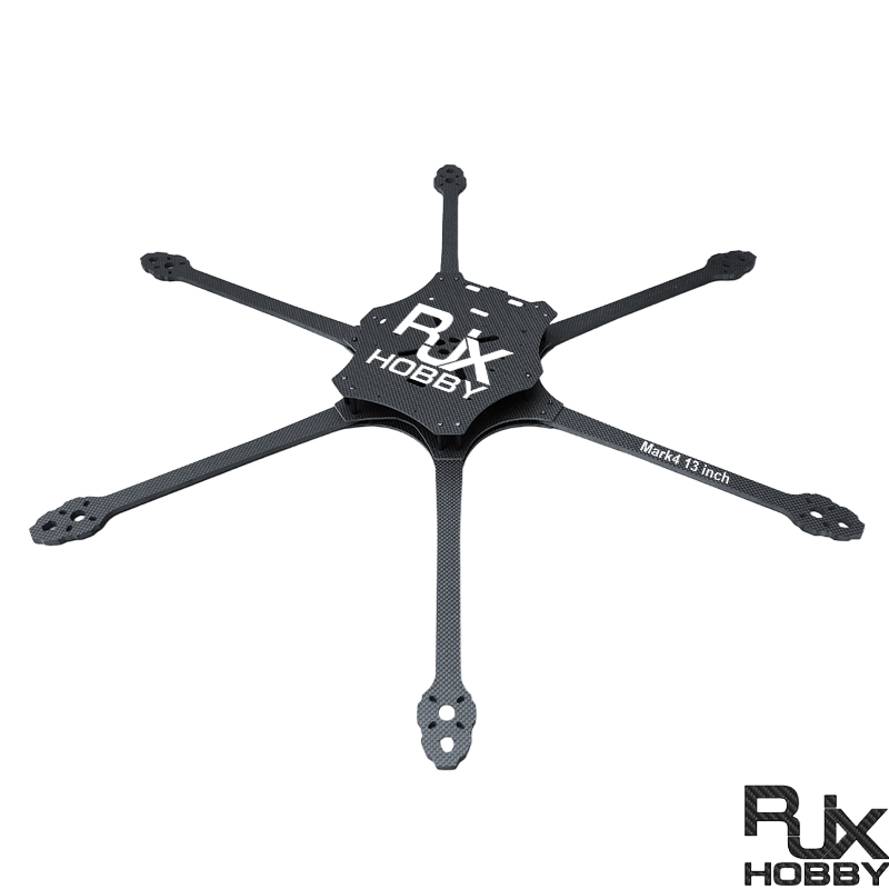 RJX Mark4 13 inch 6 Arms Carbon Fiber Frame Kit For RC FPV Racing Drone