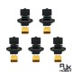 RJX XT90 Male Female Power Connector Fixed Bracket Waterproof T-shaped Plug Socket Spring Cover XT90-S Terminal Brackets Screw Fix