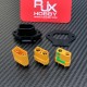 RJX XT90 Male Female Power Connector Fixed Bracket Waterproof T-shaped Plug Socket Spring Cover XT90-S Terminal Brackets Screw Fix