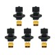 RJX XT90 Male Female Power Connector Fixed Bracket Waterproof T-shaped Plug Socket Spring Cover XT90-S Terminal Brackets Screw Fix