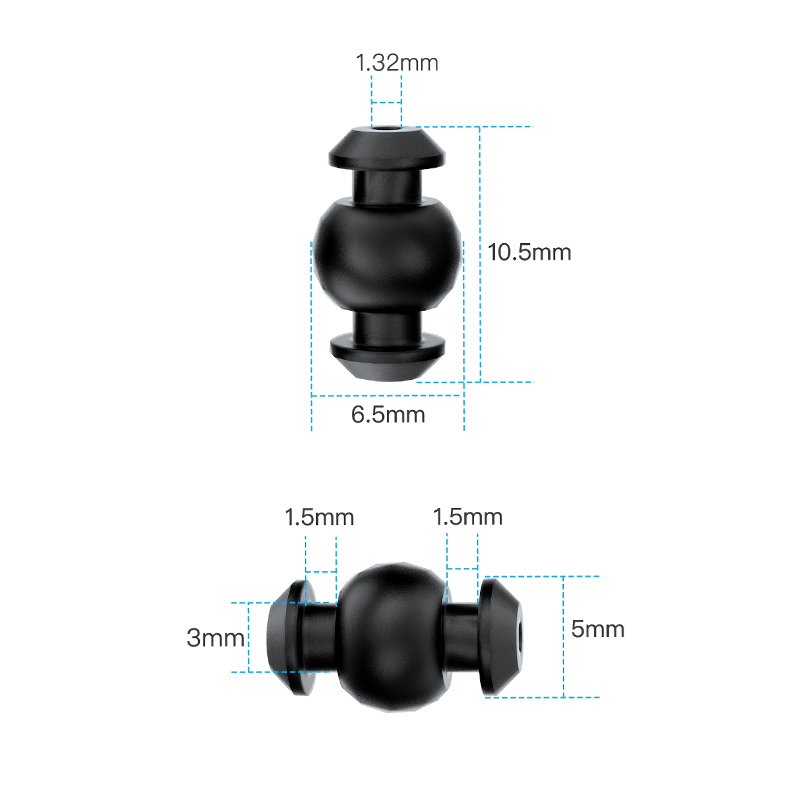 RJX 6pcs GEPRC GEP-Camera Damping Ball