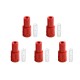 RJX 5pcs Amass LCA40D Male Female DC Plug High Current Single PIN Riveted Crimping Connector