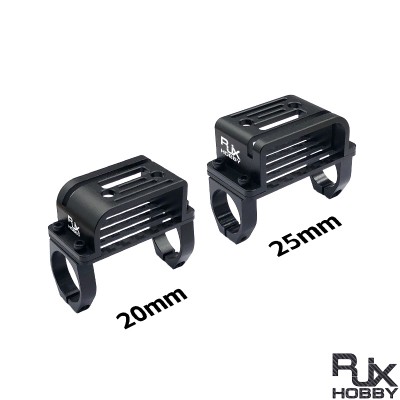 RJX 1pcs QS9L-M Male Plug Fixed Seat Connector Mount Holder Support Base for 20mm 25mm Carbon Tube