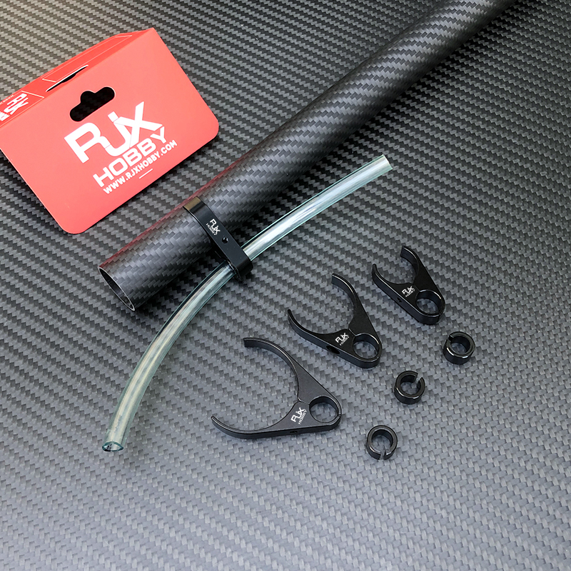 RJX 1pcs Plant Protection Drone Plastic Water Pipe Clamp 20/25/30/40mm Carbon Fiber Tube Fixing Water Pipe Fittings