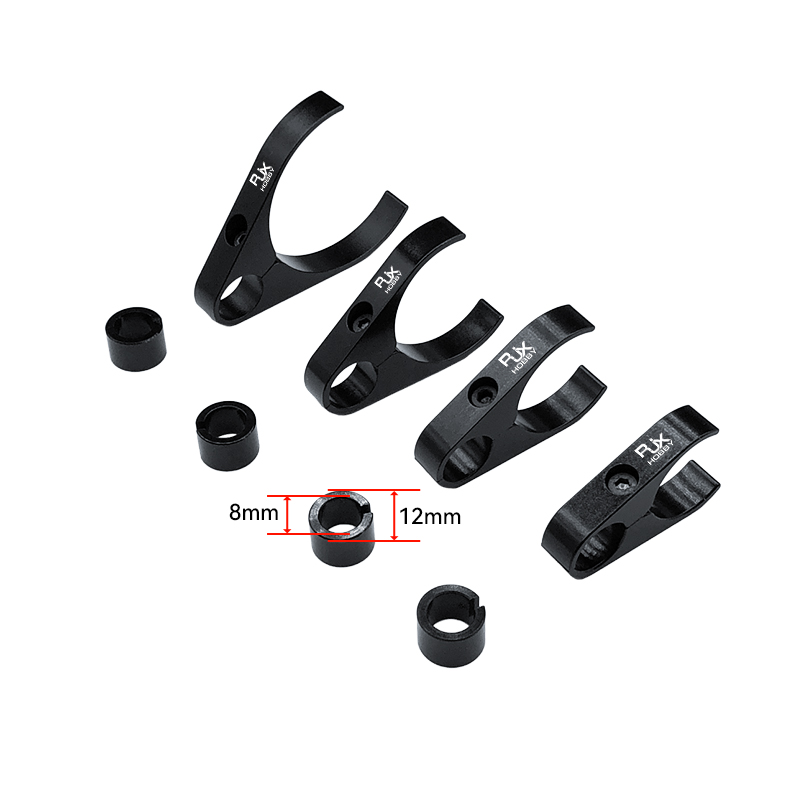 RJX 1pcs Plant Protection Drone Plastic Water Pipe Clamp 20/25/30/40mm Carbon Fiber Tube Fixing Water Pipe Fittings