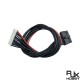 RJX 1pcs JST-XH 2.54mm 12S charger balance line to 16pin Connectors Extension Cable