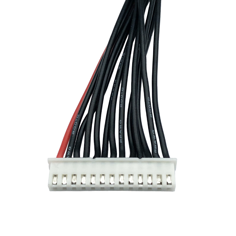 RJX 1pcs JST-XH 2.54mm 12S charger balance line to 16pin Connectors Extension Cable