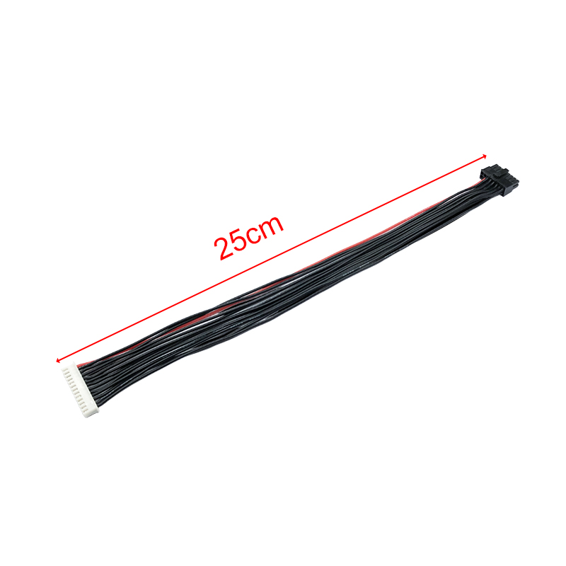 RJX 1pcs JST-XH 2.54mm 12S charger balance line to 16pin Connectors Extension Cable