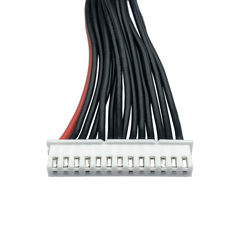 RJX 1pcs JST-EH 12S to 6S Male Connector Charger Lipo Battery Balance Line Wire Charging 