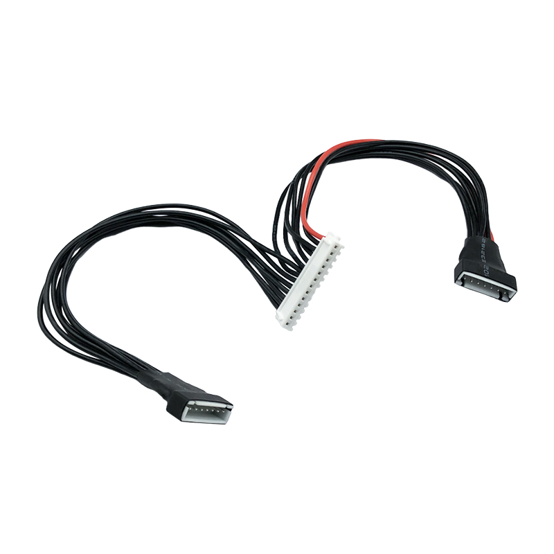 RJX 1pcs JST-EH 12S to 6S Male Connector Charger Lipo Battery Balance Line Wire Charging 