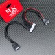 RJX 1pcs JST-EH 12S to 6S Male Connector Charger Lipo Battery Balance Line Wire Charging 