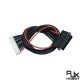 RJX 1pcs JST-XH 2.54mm 12S charger balance line to 16PIN Connectors Extension Cable