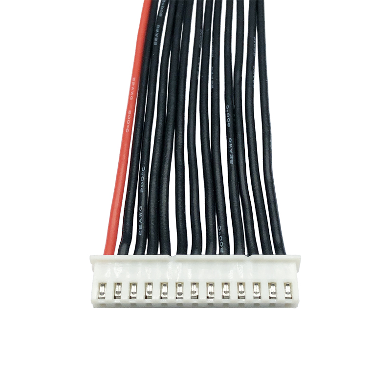 RJX 1pcs JST-XH 2.54mm 12S charger balance line to 16PIN Connectors Extension Cable