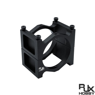 RJXHOBBY 1pcs 40mm Pipe Clip Tubing Clamp Fastener Carbon Tube Fixed Joint for RC Plant Agriculture UAV Drone