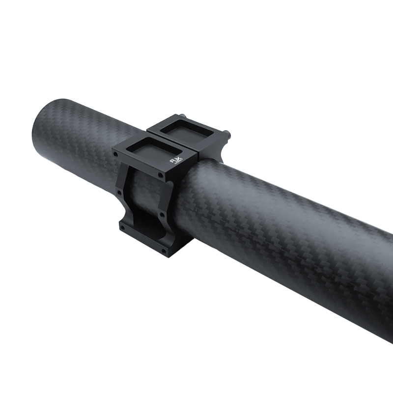 RJXHOBBY 1pcs 40mm Pipe Clip Tubing Clamp Fastener Carbon Tube Fixed Joint for RC Plant Agriculture UAV Drone