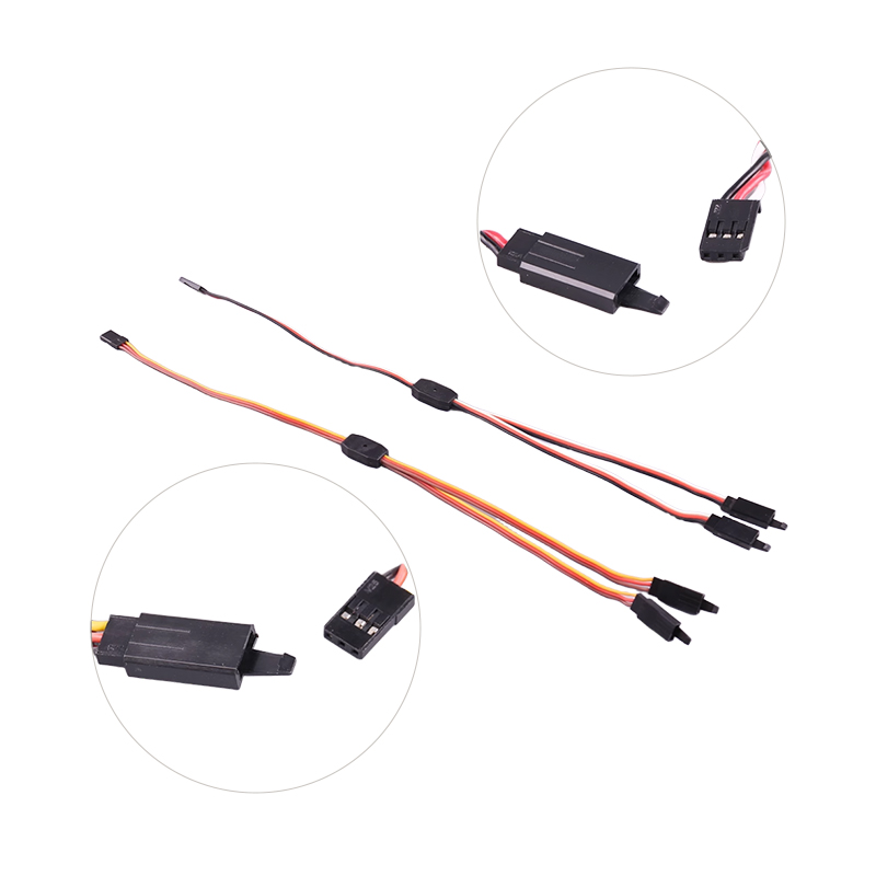 RJX 5pcs Y Shape AMASS Anti-Loosening 60 Cores 30cm Servo Splitter Cable  For JR  / Futaba