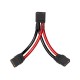 RJX 1pcs XT90H Male Female RC Charger Cable Connector Y Harness For Parallel Battery