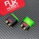 RJX 1Pair QS8-S Male Female Plug Dustproof Waterproof Cover Anti-short Circuit Protection Cap for RC Electric Vehicle