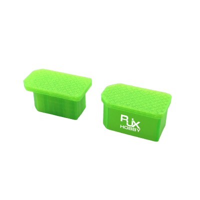 RJX 1Pair QS8-S Male Female Plug Dustproof Waterproof Cover Anti-short Circuit Protection Cap for RC Electric Vehicle