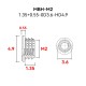 RJXHOBBY 100pcs M2 M2.5 M3 M4 M5 threaded inserts impact brass nuts