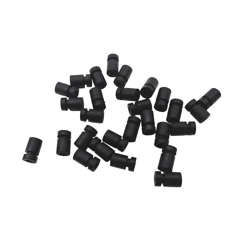 RJX 100pcs 3x6x10mm  Damping Balls AV Shock Absorber Ball Damper Anti-Vibration Ball