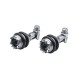 RJX 1Pair 4mm Remote Controller Telescopic Foldable Joystick Rocker Gimbal Stick Ends for DJI RM500/RC-N1C/RC-N1/RC-N2/RC-N3