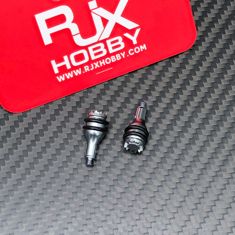 RJX 1Pair 4mm Remote Controller Telescopic Foldable Joystick Rocker Gimbal Stick Ends for DJI RM500/RC-N1C/RC-N1/RC-N2/RC-N3