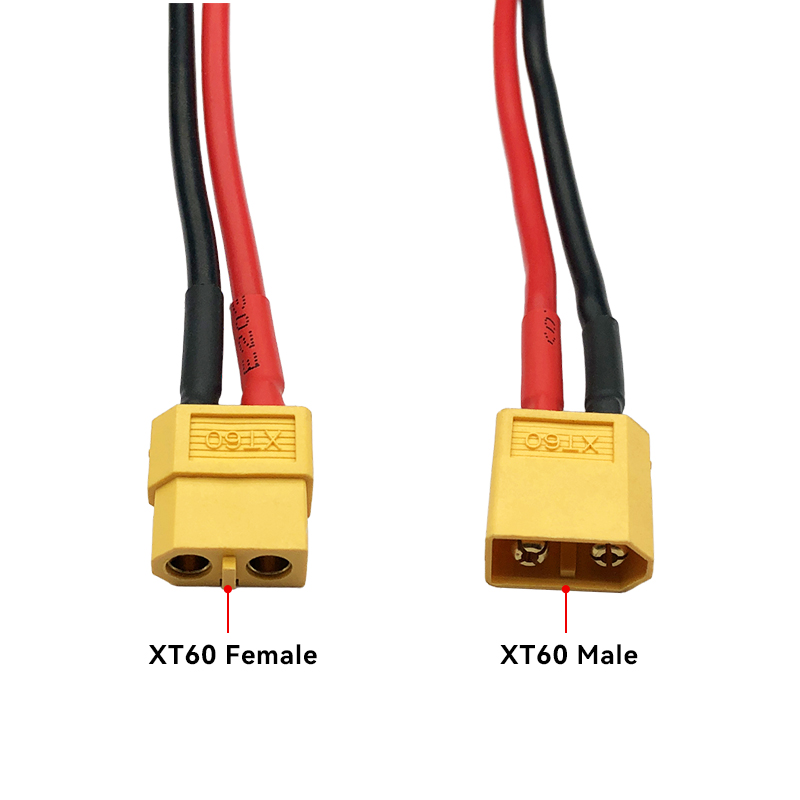 RJX 1pcs RC Aircraft Drone Battery ESC Connecting Adapter Large Current High Load Switch with XT60 Connector Power ON-off
