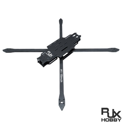 RJX A1 15inch Optical Fiber Carbon Fiber Twill matte Frame Kit for RC FPV Racing Drone