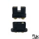 RJX 1pair QS9-S Connector Black High Current Anti spark Connector Male  Female