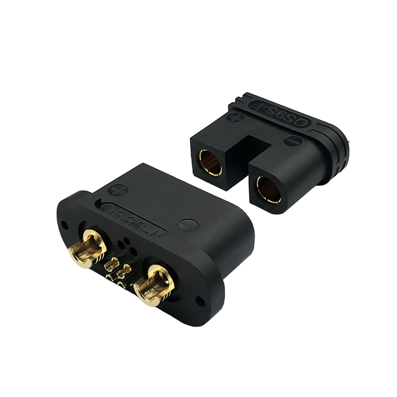 RJX 1pair QS9-S Connector Black High Current Anti spark Connector Male  Female