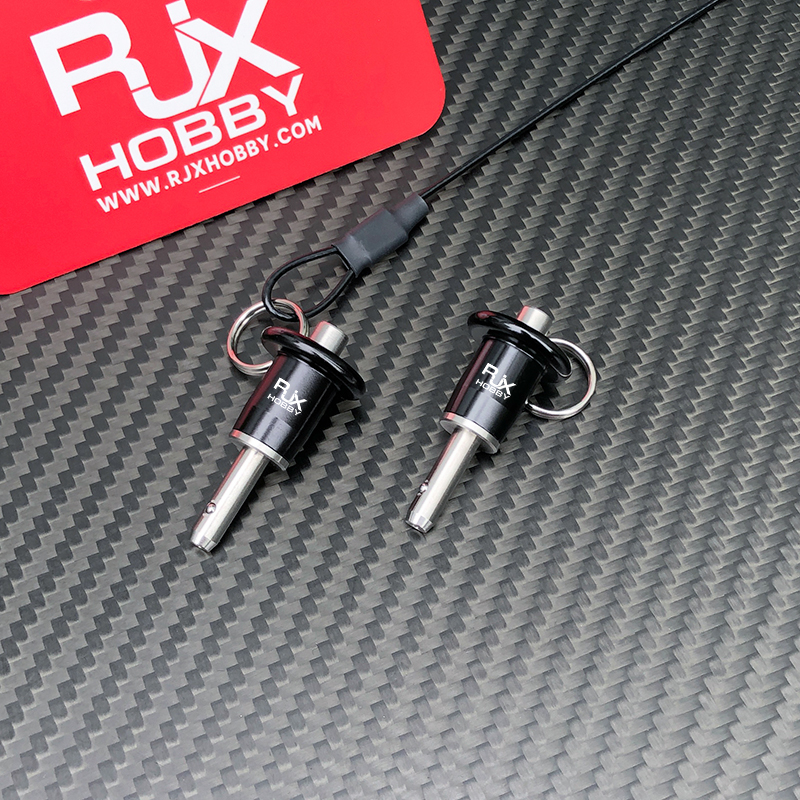 RJX 1pcs Stainless Steel Slot Pins Self-Lock Ball Lock Pins Quick Release Spring Dowel Pin With Button Handle