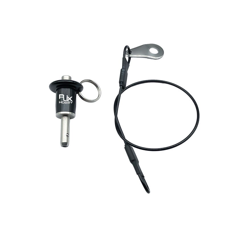 RJX 1pcs Stainless Steel Slot Pins Self-Lock Ball Lock Pins Quick Release Spring Dowel Pin With Button Handle