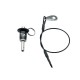 RJX 1pcs Stainless Steel Slot Pins Self-Lock Ball Lock Pins Quick Release Spring Dowel Pin With Button Handle
